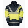 Hi-vis rain jacket 209A Skollfield yellow/navy blue size M